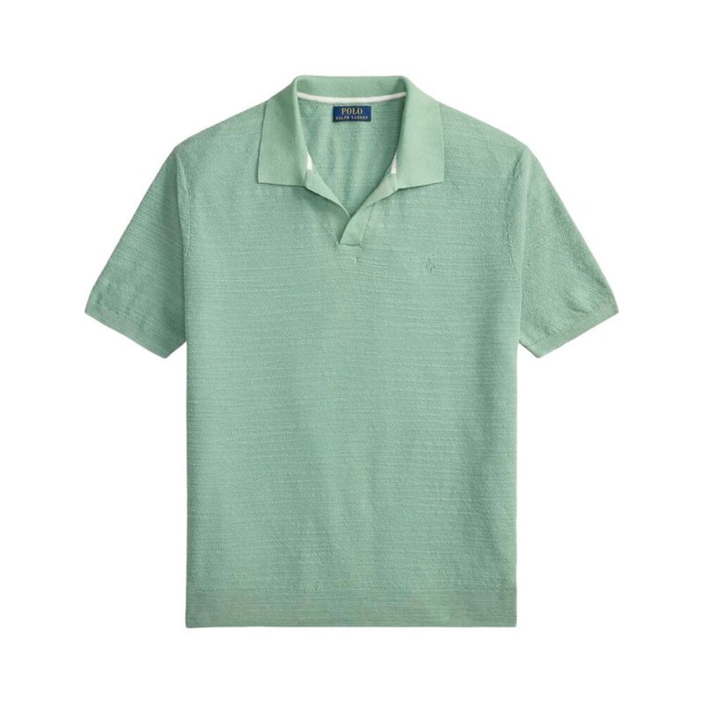 Polo Ralph Lauren Mens Textured Lightweight Sweater T-Shirt Small Faded Mint NWT